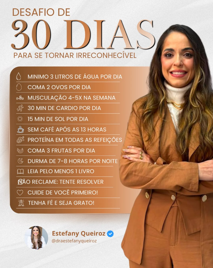 Foto 1 - Está só sobrevivendo? Médica de Iturama lança desafio gratuito para “trazer você de volta” em 30 dias
