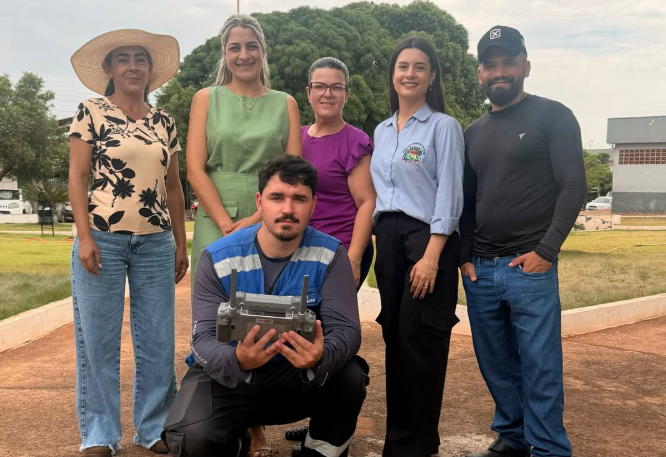 Drones ajudam a mapear possíveis focos do Aedes aegypti em Limeira do Oeste